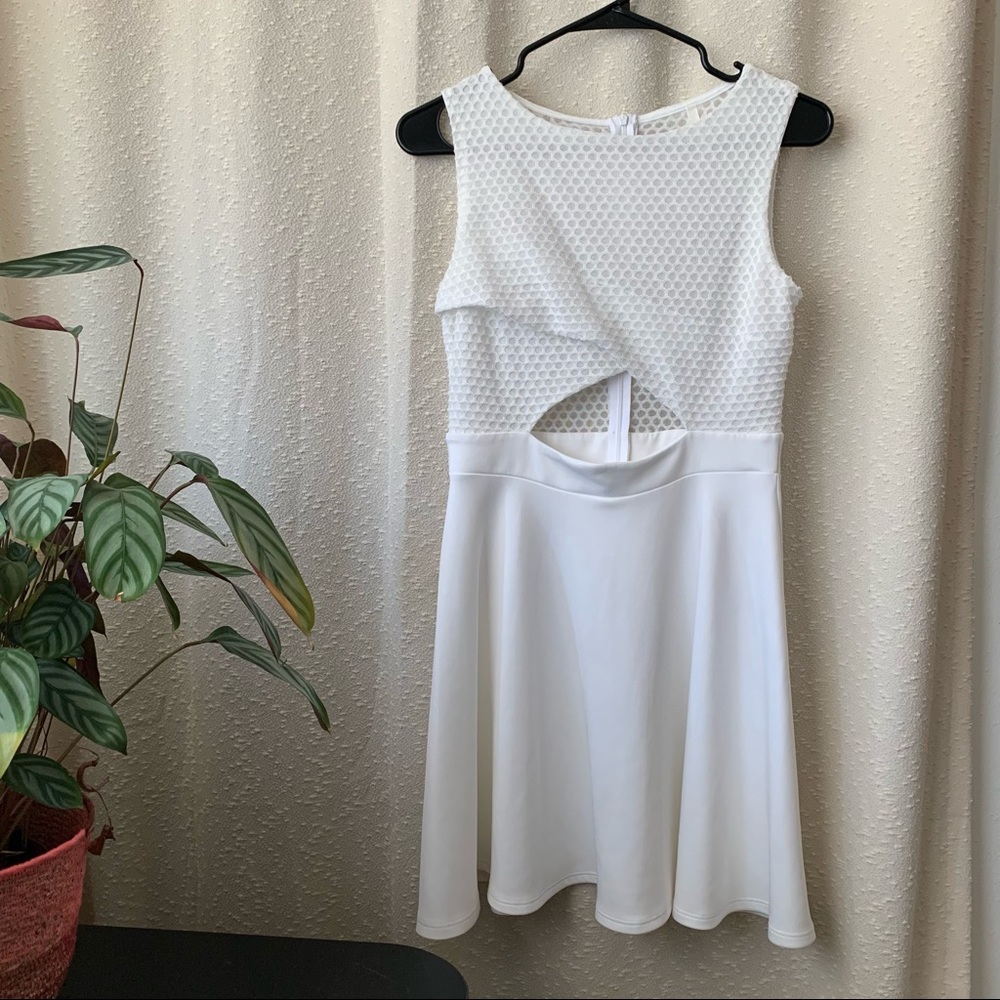 Sage White Dress